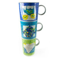 Set of 3 Mugs `Puzzle`