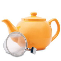 Plint` Orange Teapot 1200ml with Strainer