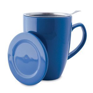 `Plint` Blue Mug 300ml with Strainer