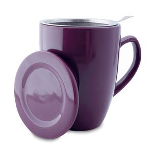 `Plint` Purple Mug 300ml with Strainer