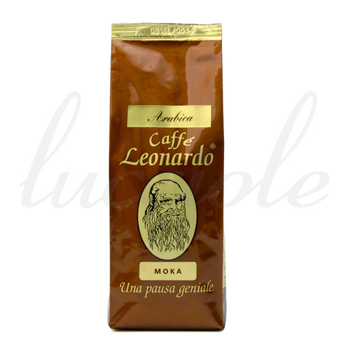 Caffe Leonardo 250g `Arabica` Moka Mielona