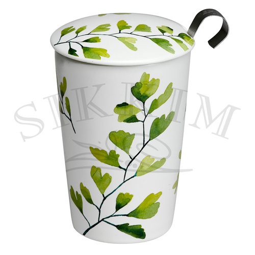 Kubek termiczny JM z zaparzaczem `Ginkgo` 350ml