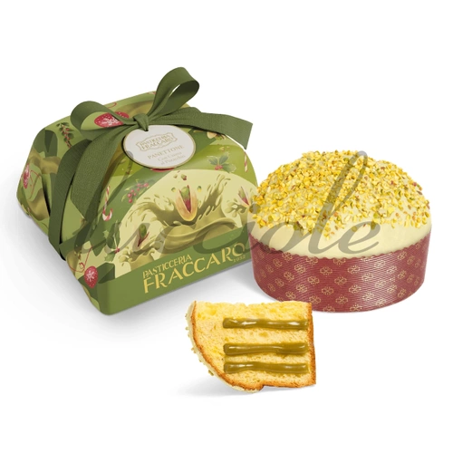 Włoska baba 'Panettone z Kremem Pistacjowym' od Pasticceria Fraccaro 750g