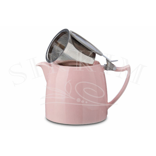 Porcelanowy czajnik 'Nabiya Pink' 650ml z zaparzaczem